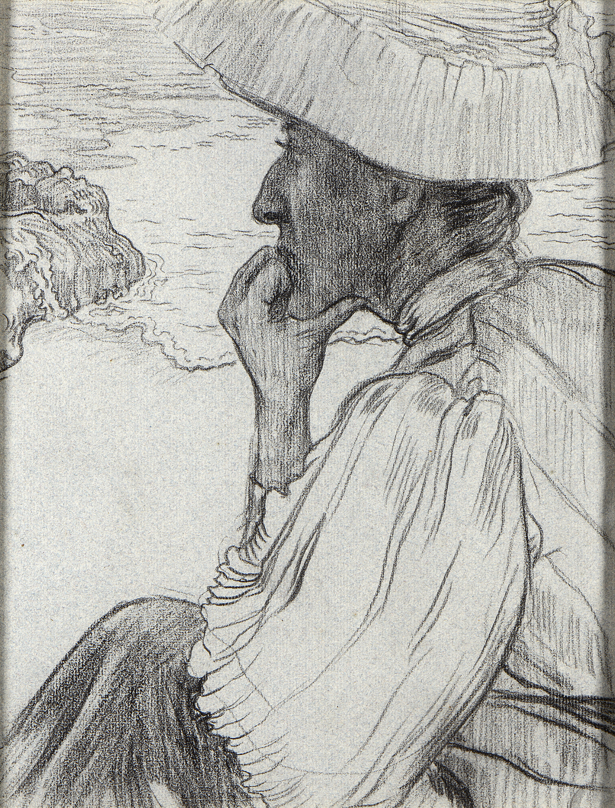 Portrait of Mme. Gabrielle Wenger at Camaret-sur-Mer [recto]; Portrait of the Seaman Piriou [verso]
